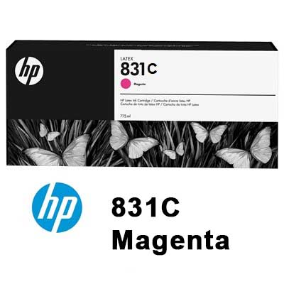 HP 831C 775-ml Magenta Latex Ink Cartridge