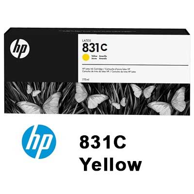 HP 831C 775-ml Latex Yellow Ink Cartridge